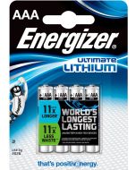 Energizer Ultimate lithium AAA-batterier, 4 stk