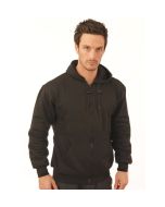 Kuttsikker hettegenser sort - KEVLAR®