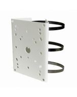 Rett brakett og stolpebrakett for domekamera - stolpemontering