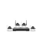 Hikvision NK44W1H-1T - Komplett trådløs overvåkningspakke med 4x trådløse innendørs/utendørs domekameraer