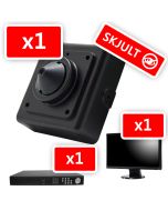 Overvåkningspakke med 1 skjult kamera - HD-SDI, 1080p