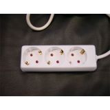 Proff 220 Volt kontakt med skjult mic/sender