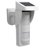 Trådløs PIR sensor med solcellepanel -  til utendørs bruk