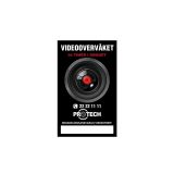 "Videoovervåket område"-metallskilt m/ Pro Tech logo